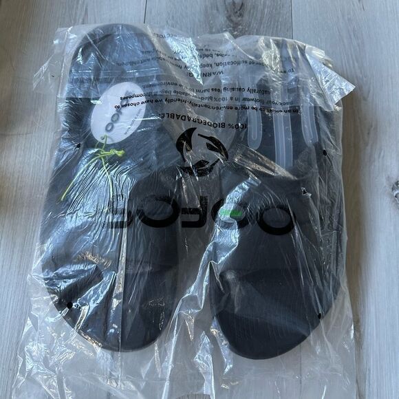 OOFOS MEN'S OOAHH SLIDE SANDAL - BLACK SIZE 8(M) SIZE‎ 10(W) NWT IN PACKAGING - Picture 7 of 8